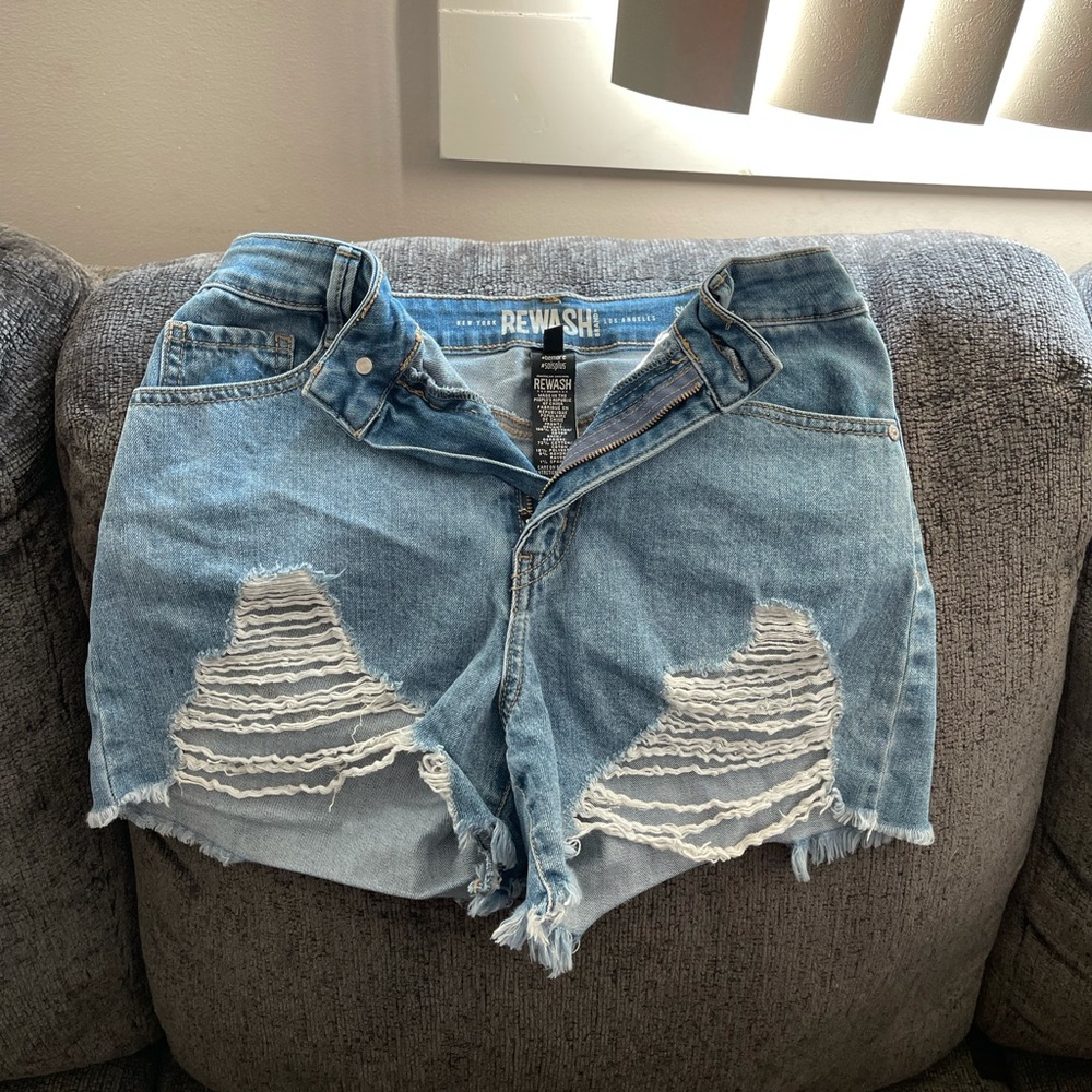 REWASH Jean Shorts